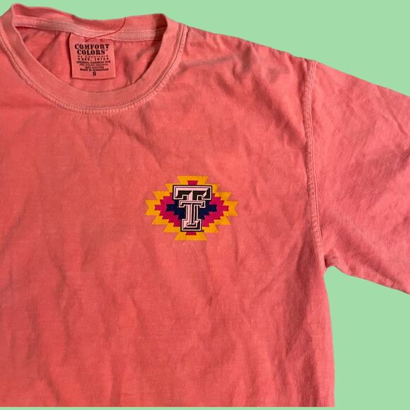 Comfort Colors Texas Tech tee size small - Picture 2 of 4